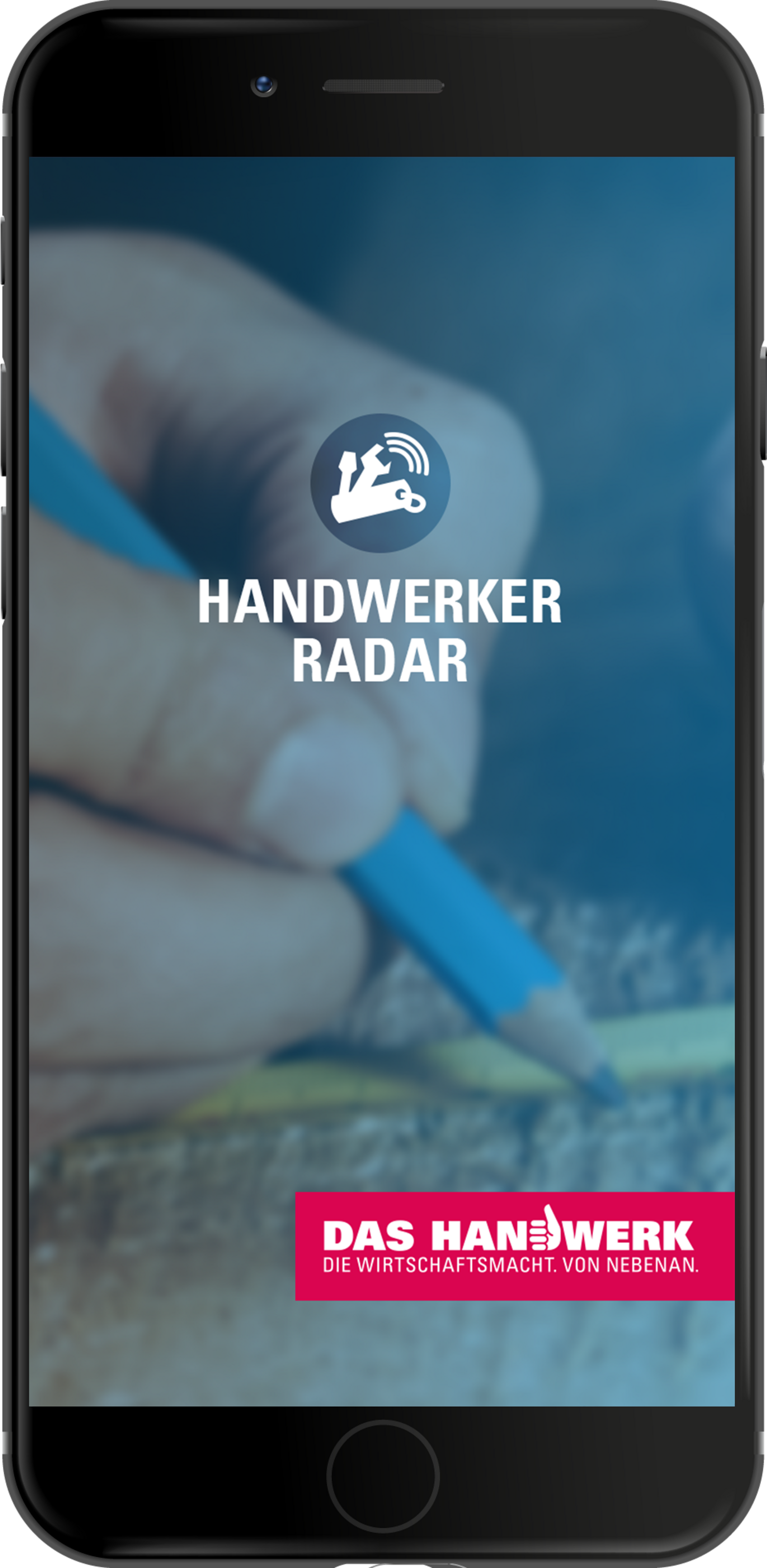 Handwerkerradar - App Splashscreen